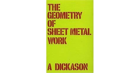 The geometry of sheet metal work: for students and craftsmen